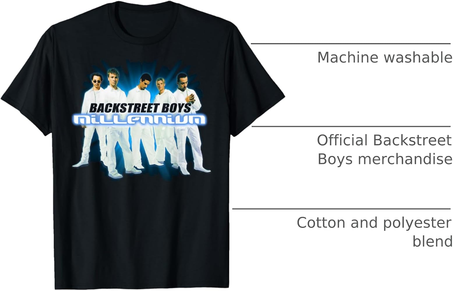 バックストリートボーイズ ミレニアム Tシャツ M Amazon.com: Backstreet Boys - Millennium Graphic T-Shirt